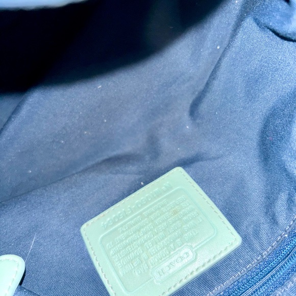 Coach Soho Duffle Pebbled Seafoam green Soft Leather Hobo Shoulder Bag - Picture 15 of 15